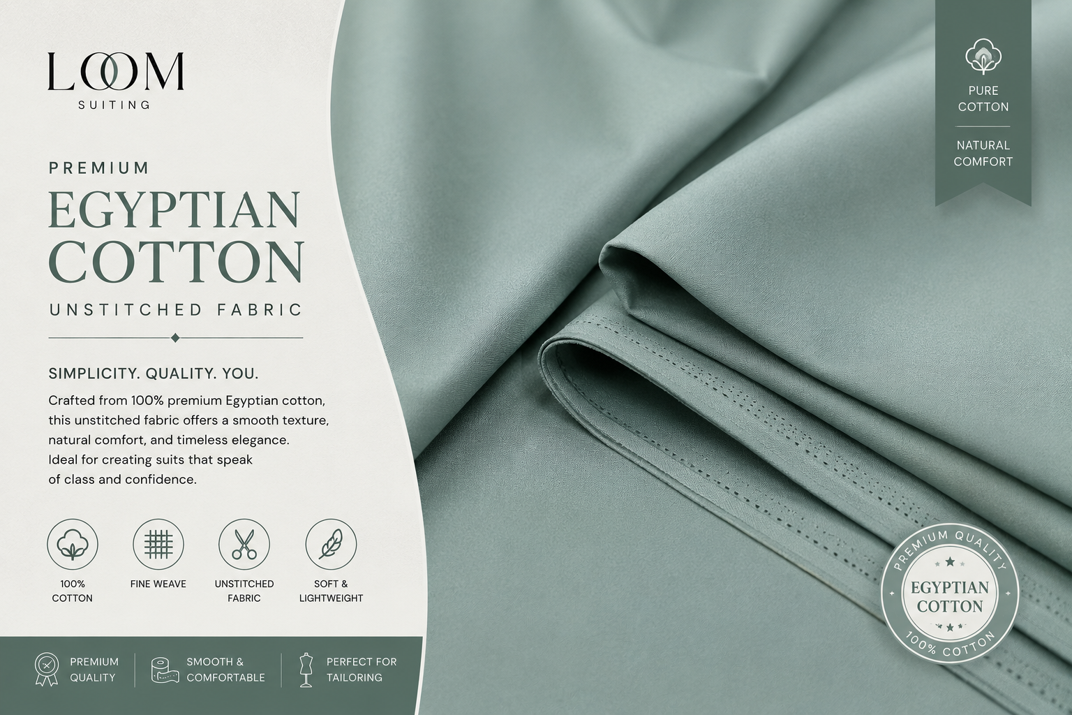 Cotton Unstitched Suiting Fabric Cotton Unstitched Suiting Fabric